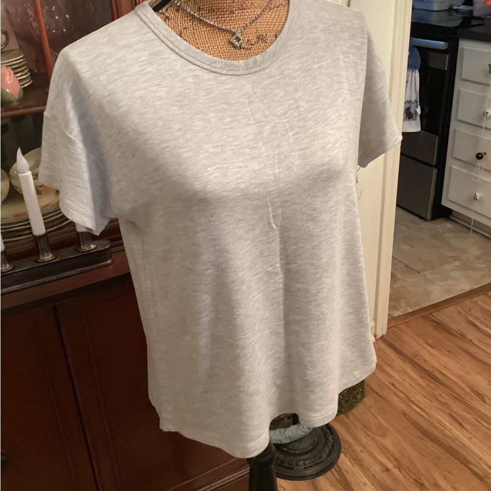 rag & bone Light Gray Short Sleeve Tee